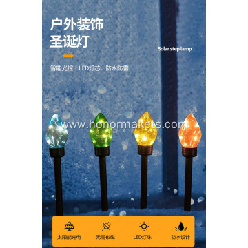 Christmas Solar Bulb Stake